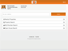 Tablet Screenshot of markschneider.schneiderrealestate.com